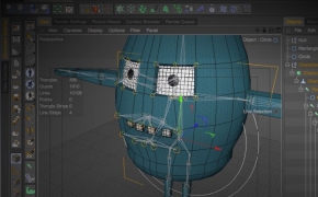C4D卡通人物绑定完整教程 Model and Rig a Lowpoly Character