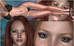 欧美模特poser模型 Renderosity Lulu