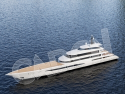 C4D豪华游艇 sailboat 3d model