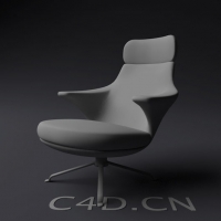 转椅3D模型 armchair 001