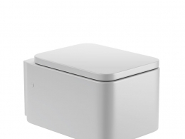 乐家品牌壁挂式马桶3D模型素材下载Element Wall-hung WC by Roca