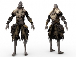 僵尸C4D游戏角色模型 Zombie Kyoung Cheon 3d model