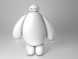 超能陆战队机器人大白C4D模型
