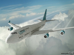 C4D客机渲染：Luxembourg Airlines