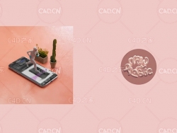 C4D制作手机上跑步的人物循环动画视频教程 Cinema 4d Tutorial
