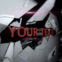 C4D破墙而出公司LOGO AE模板：videohive Glass Project AE C4D