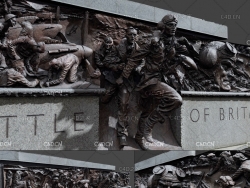 不列颠之战纪念馆浮雕墙 英国之战浮雕 军事战争浮雕 the battle of britain