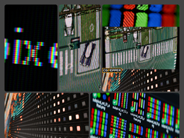 31个超高清显示器屏幕亚像素纹理贴图素材合集-DGruwier Subpixel Textures复古风格像素