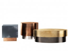 劳伦咖啡桌系列茶几3D模型素材下载Loren Coffee Tables by Baxter