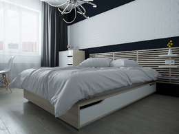 C4D Corona renderer室内渲染：卧室模型 Bedroom