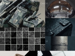 50幅表面划痕4K贴图素材Greyscalegorilla – Surface Imperfections Scratches Maps
