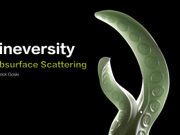 Cinema 4D 次表面散色材质教程 Subsurface Scattering