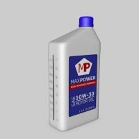 汽车机油壶3D模型 Oil Quart c4d model