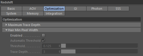 C4D周练作业-Hair Min Pixel Width 头发最小像素宽度—RS渲染设置—Redshift红移中文帮助文档手册-C4D之家 WWW.C4D.CN